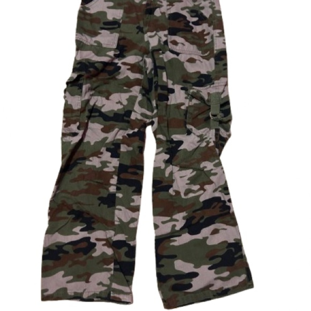 Tinseltown Green and Brown Wide Leg Pants